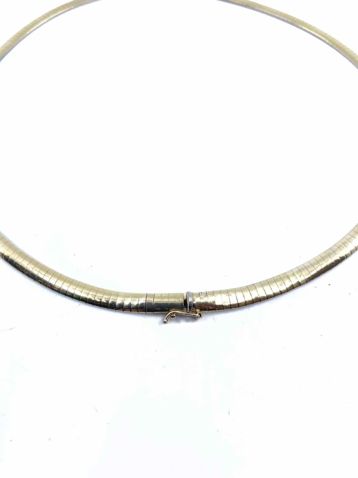 14K Omega Necklace
