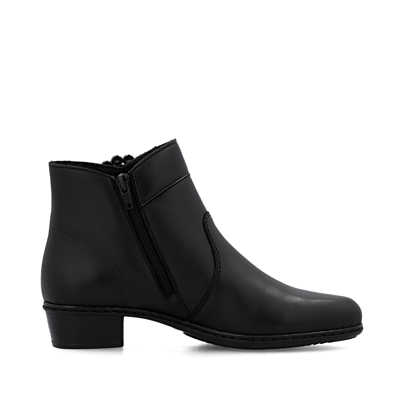 Rieker Womens Fashion Buckle Detail Ankle Boots | Black