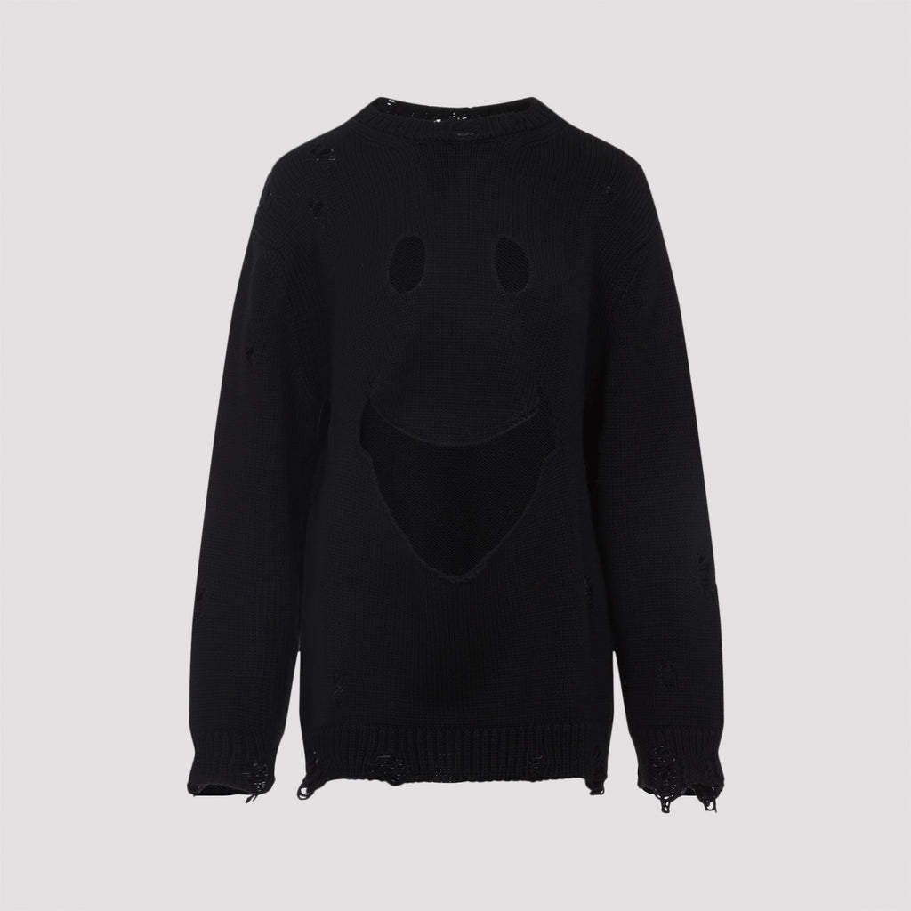 Smile Cropped Sweater