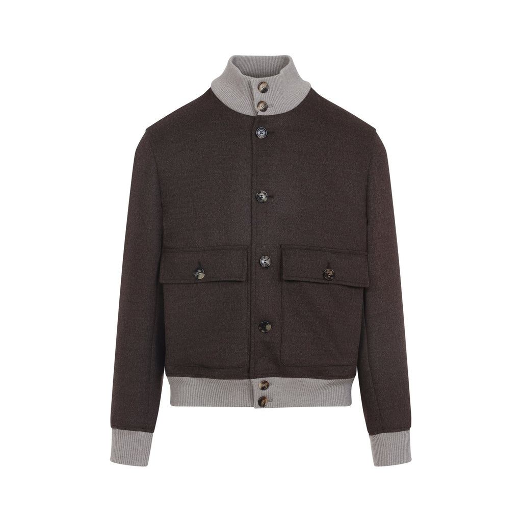 Wool Bomber Jacket