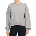 Cinq à Sept Brandy Pull - Heather Grey/Silver