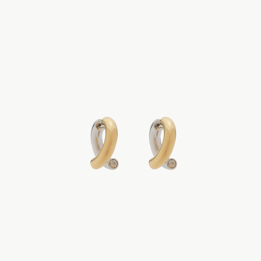 Demarson Monroe Two Tone Earrings