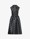 Ganni Floral Jacquard Midi Dress