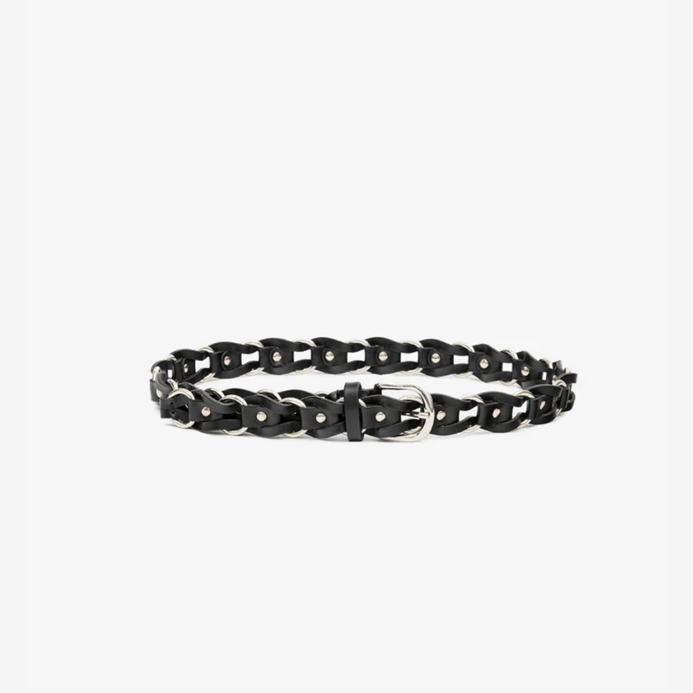 Isabel Marant Bali Belt - Black/Silver