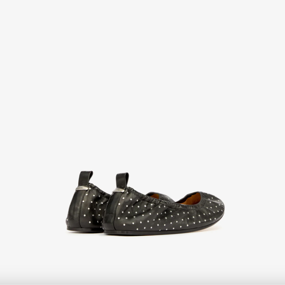 Isabel Marant Belna Ballerinas - Black/Mini Studs