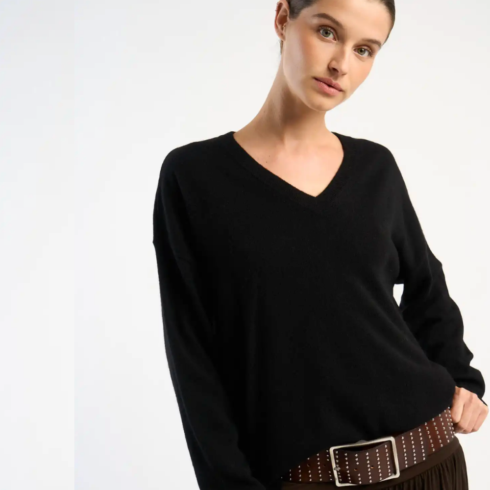 Les Tricots de Lea Mapoupy Sweater - Noir