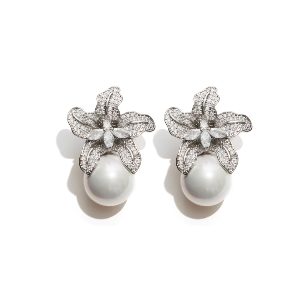 Marina Fossati Beatrice Earrings - Silver
