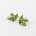 Nach Banana Tree Leaves Stud Earrings