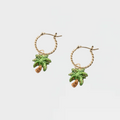 Nach Palm Tree Mini Earrings