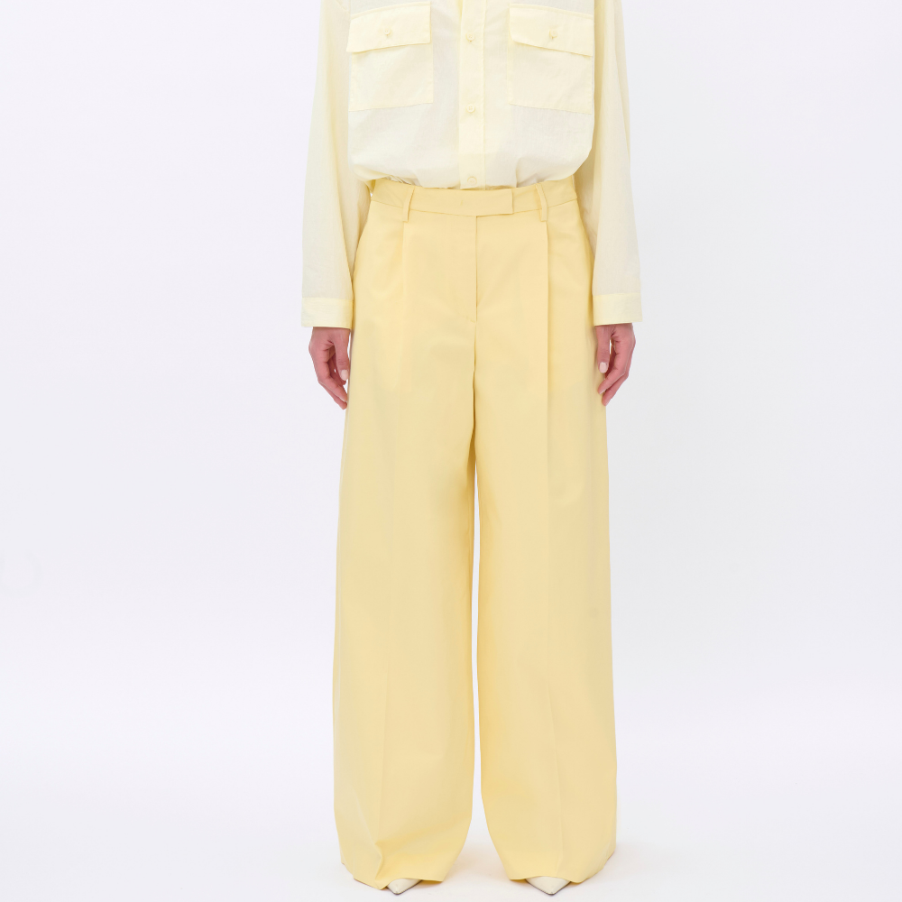 TheLatest Deva Trousers - Light Yellow