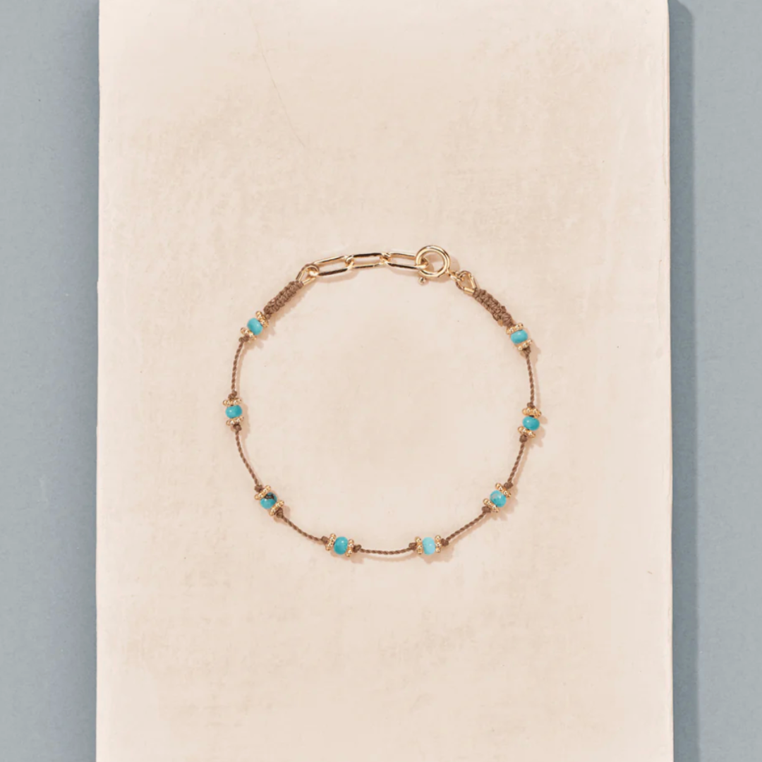 Tityaravy Lotus Bracelet - Turquoise