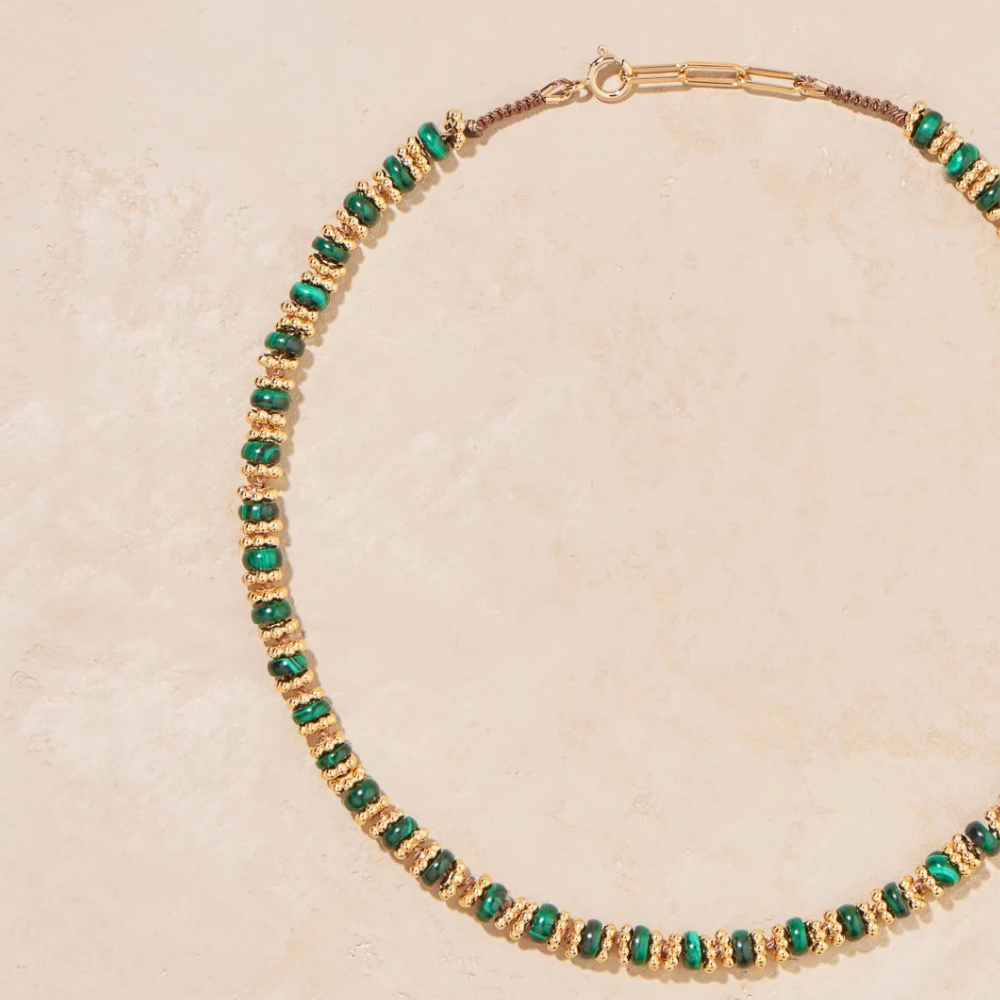 Tityaravy Seda Necklace - Malachite