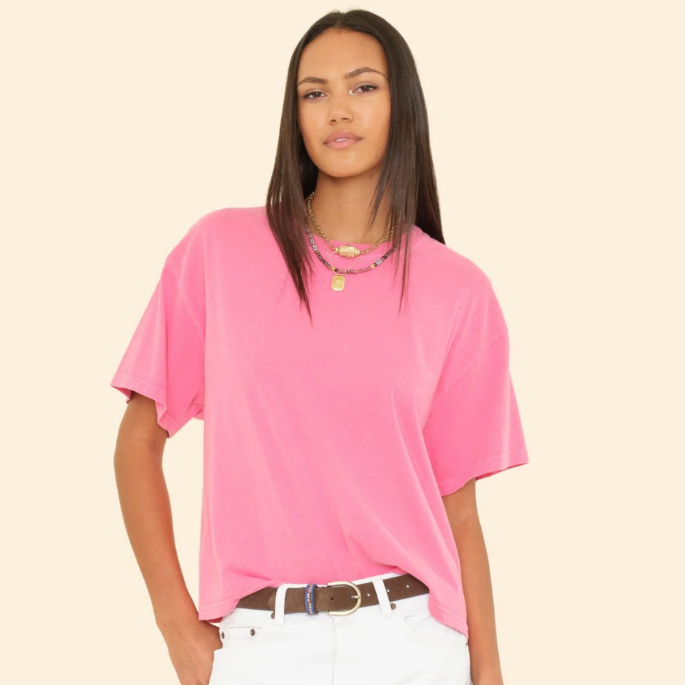 Xirena Palmer T-Shirt - Vintage Pink Bloom