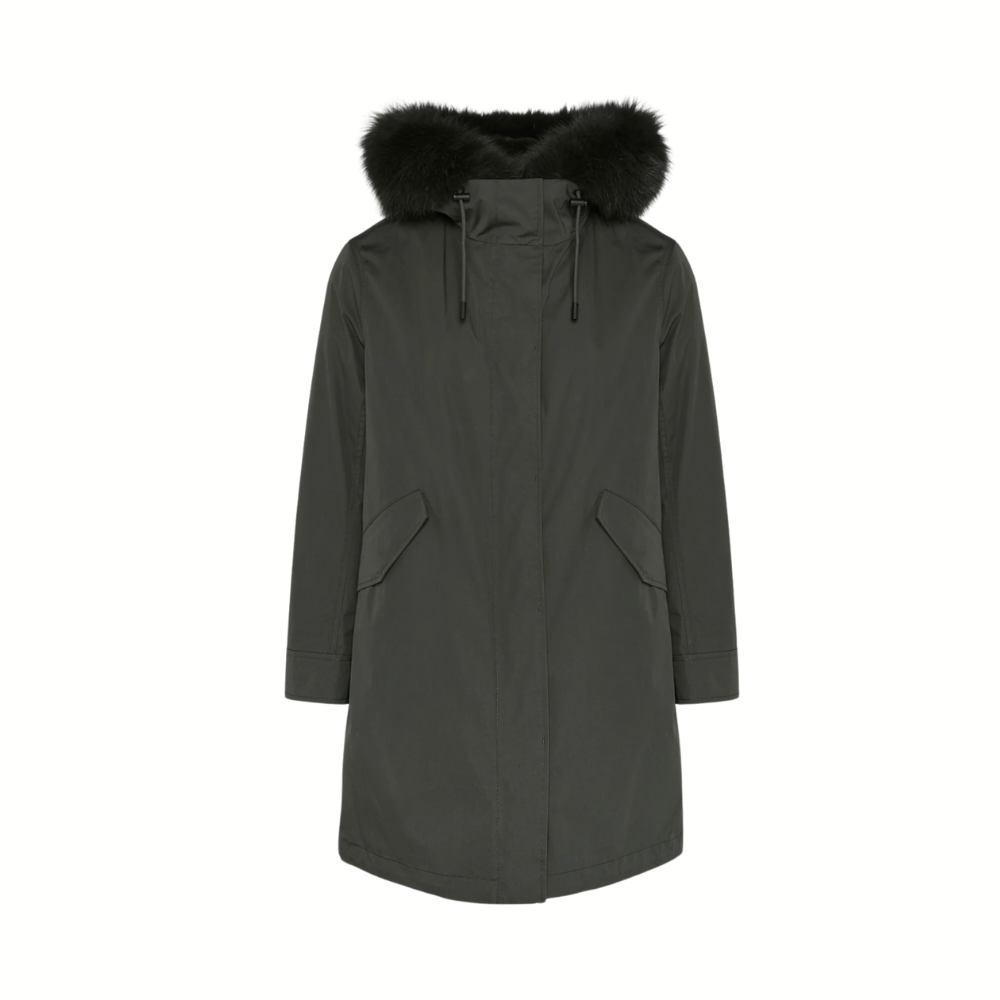 Yves Salomon Parka - Ebony