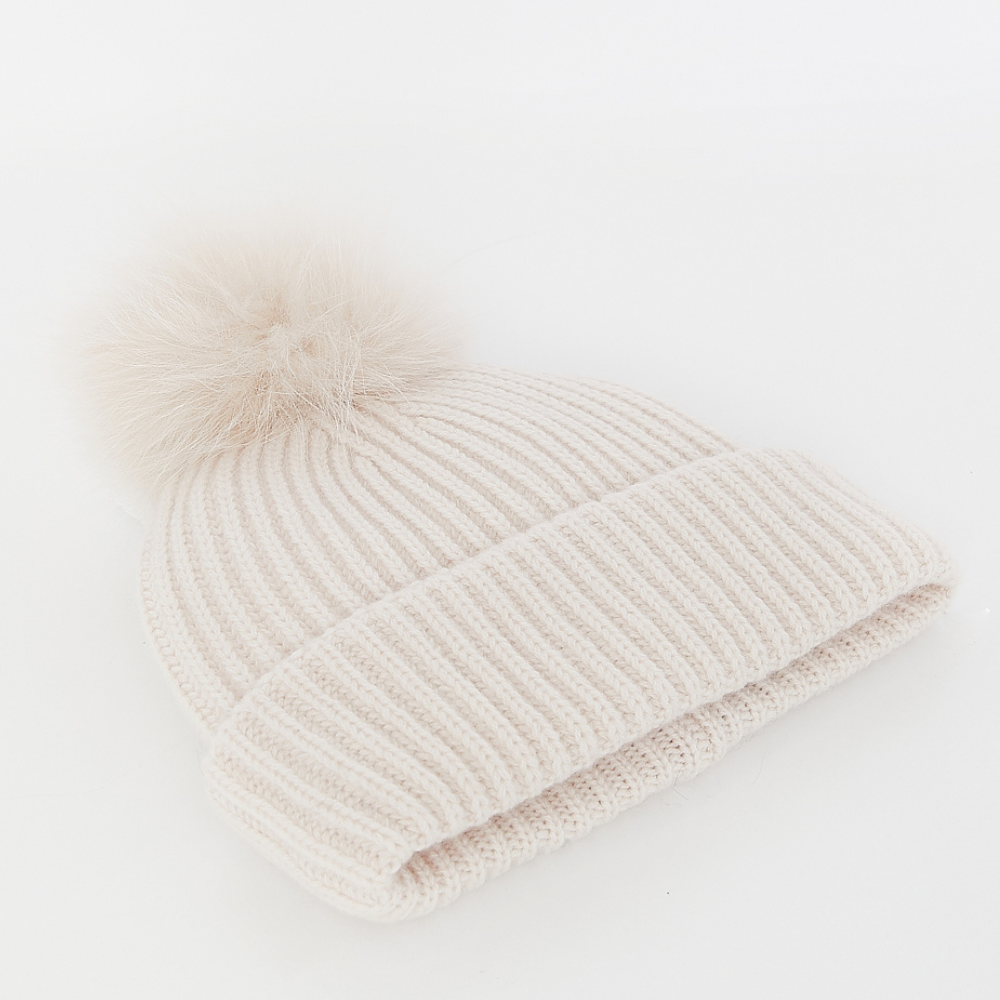 Yves Salomon Pompom Hat