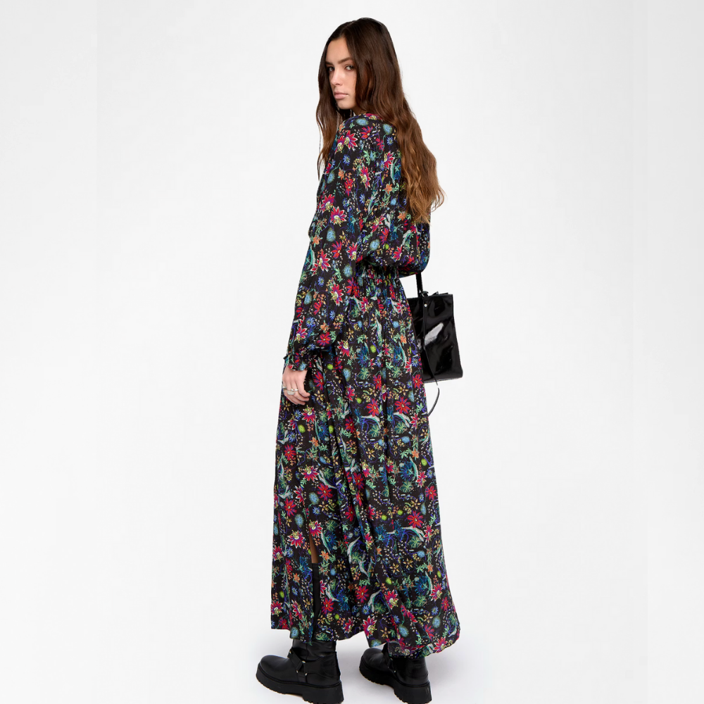 Zadig & Voltaire Rayado Dress - Encre