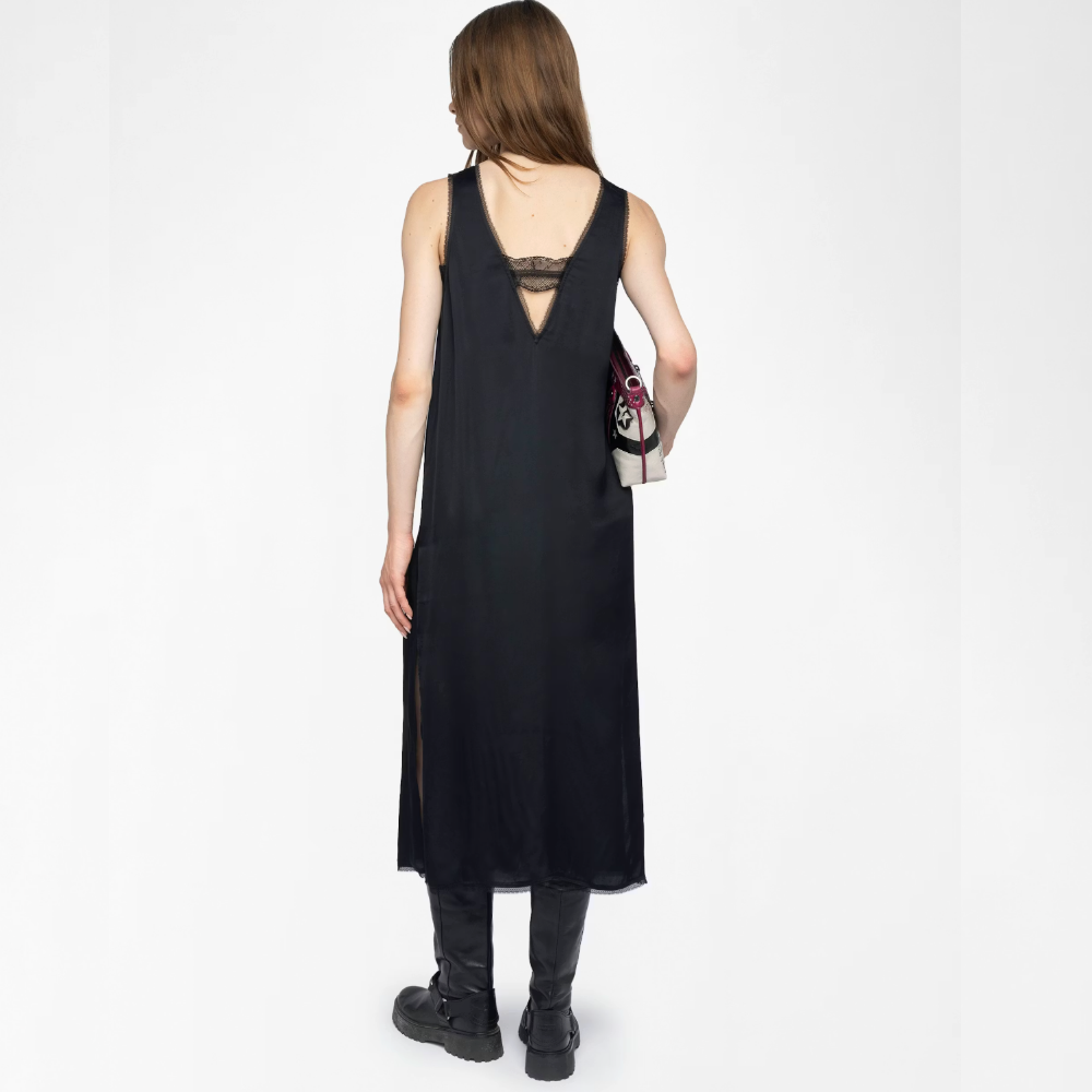 Zadig & Voltaire Renzo Satin Dress - Black