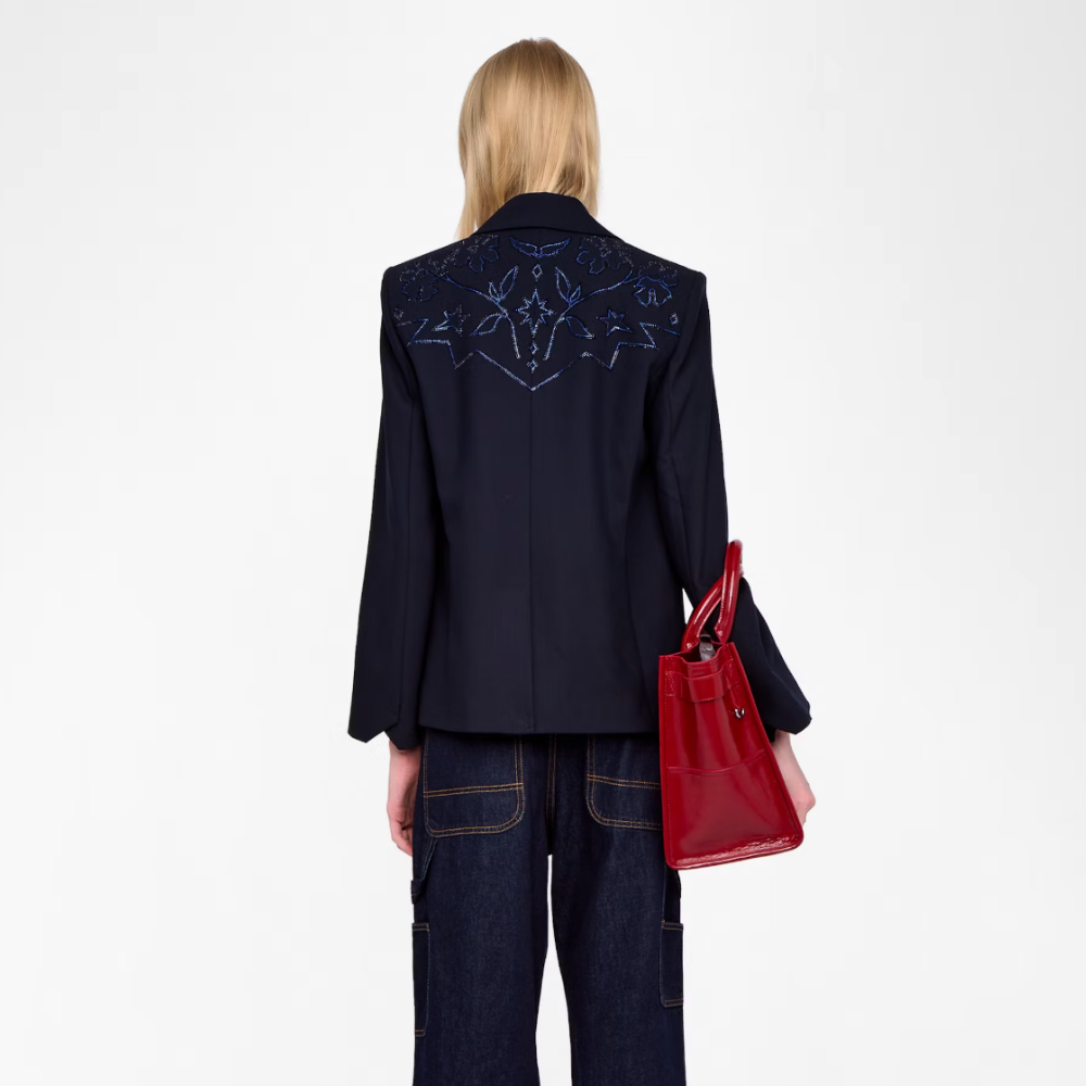 Zadig & Voltaire Vavy Strass Blazer - Encre