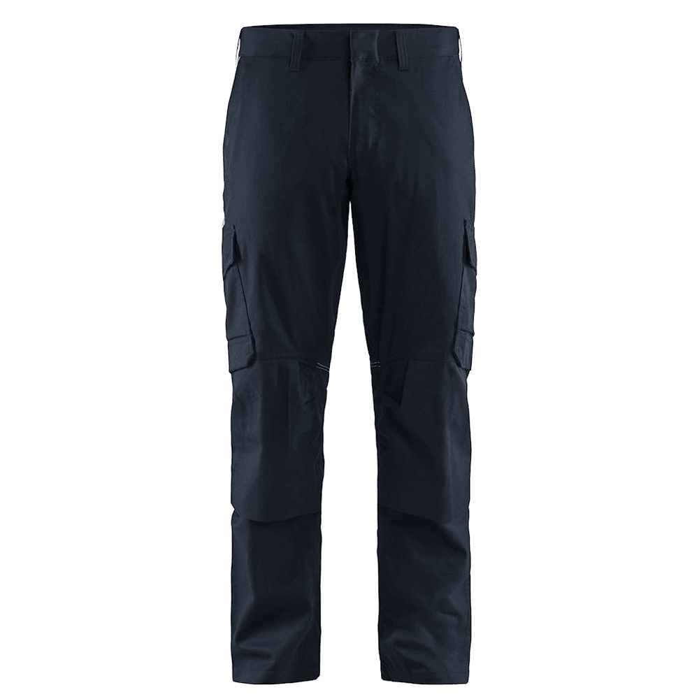 Blaklader 1448 Industry Stretch Kneepad Trousers Dark Navy/Black