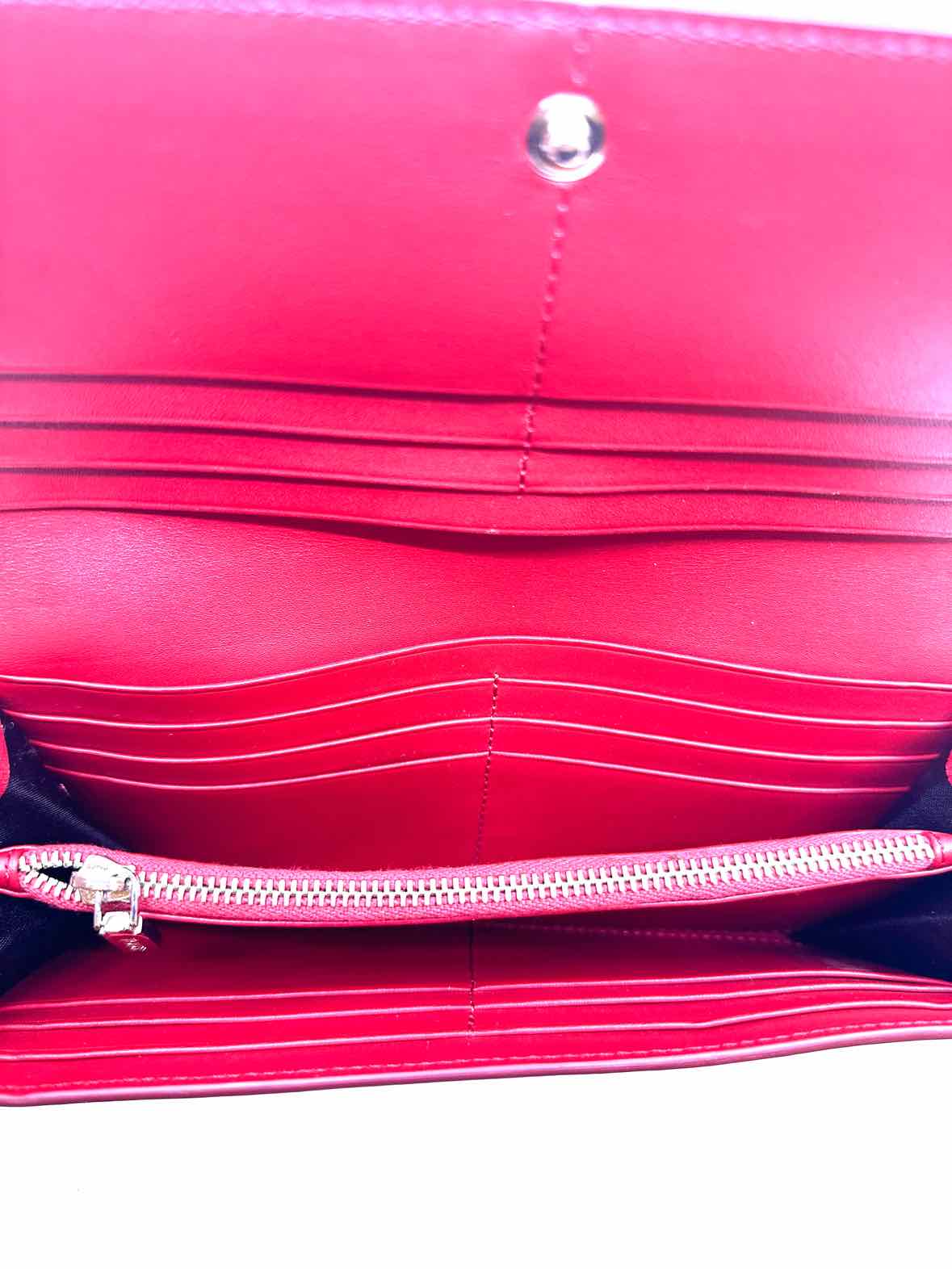 TOD'S Red Leather Wallet