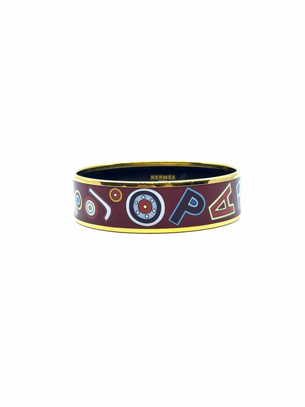 HERMES Burgundy Bracelet
