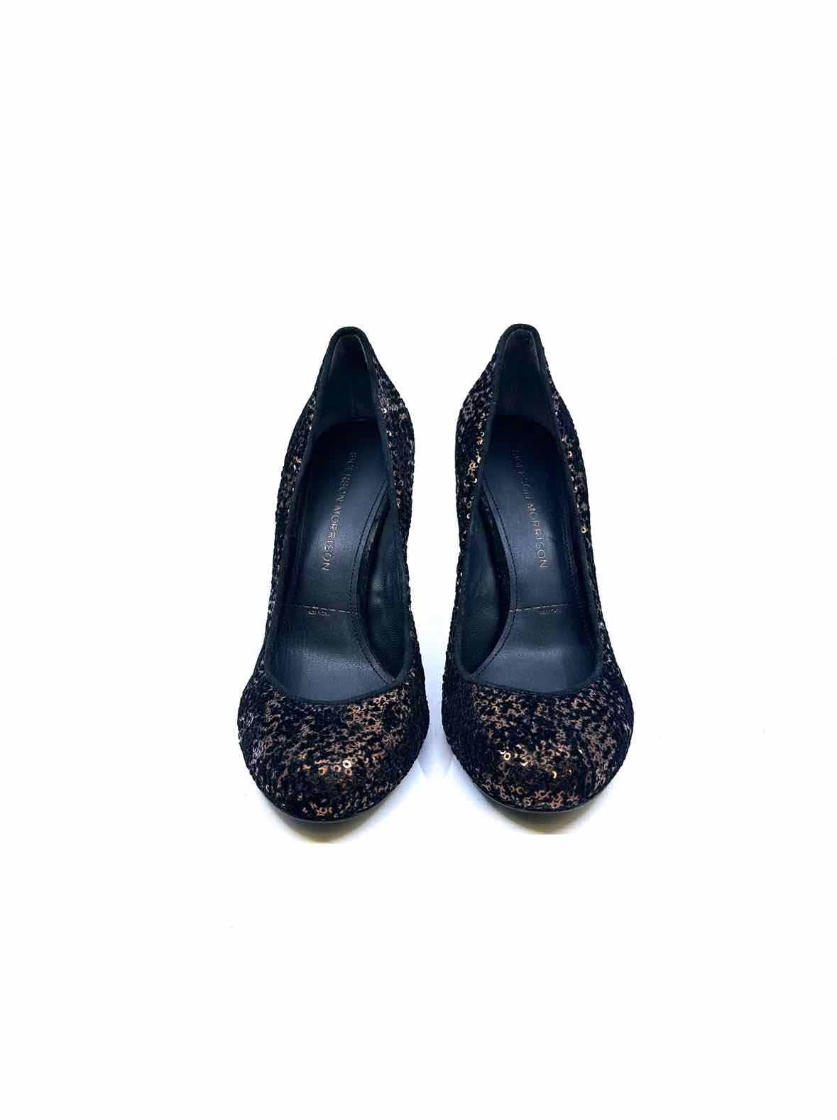 SIGERSON MORRISON Size 6.5 Brown Fabric Sequined Pumps
