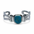 Silver Turquoise Bracelet
