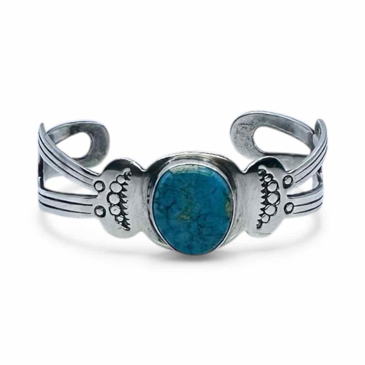 Silver Turquoise Bracelet