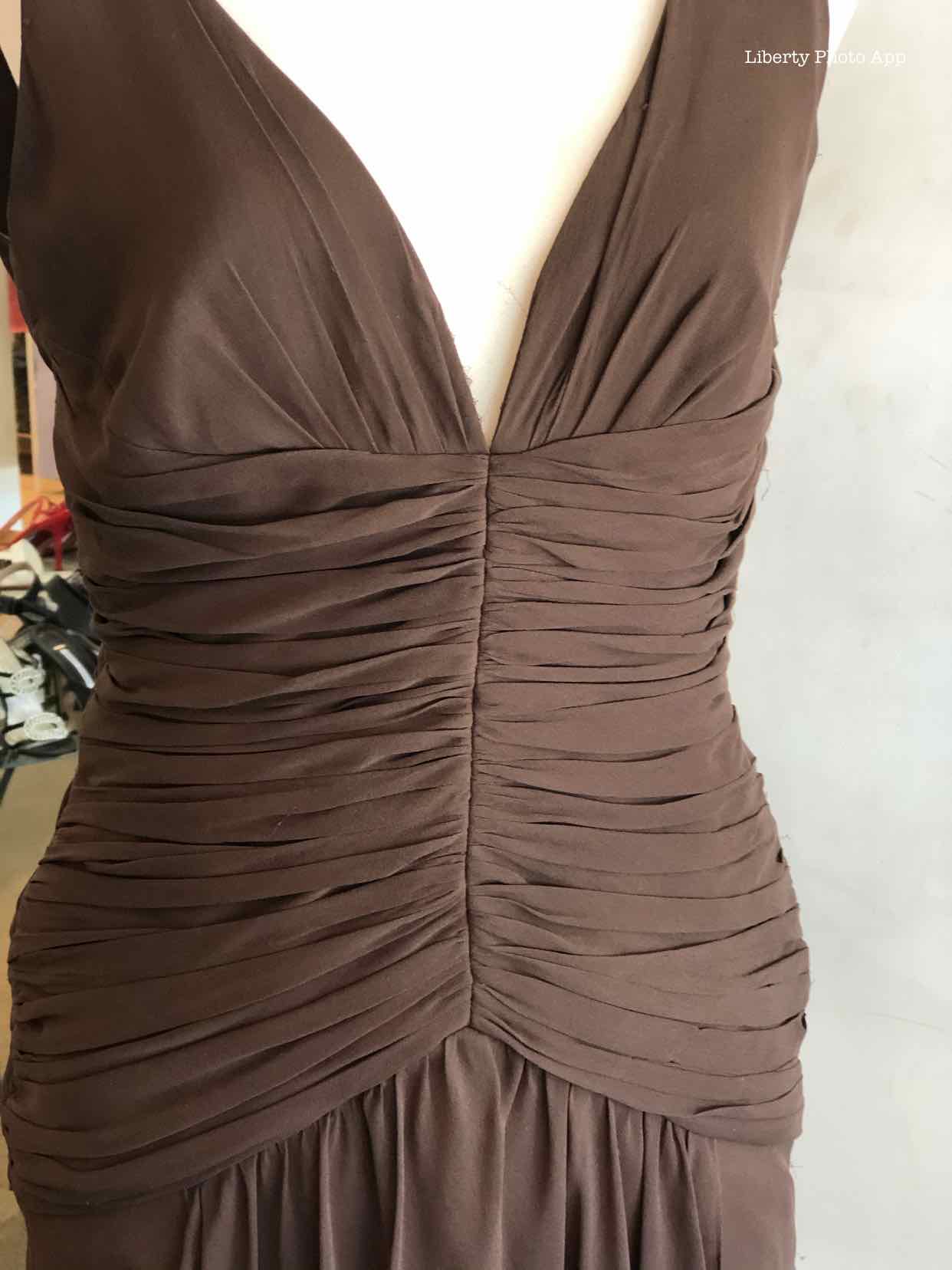 MONIQUE LHUILLIER Ruched Dress | 4
