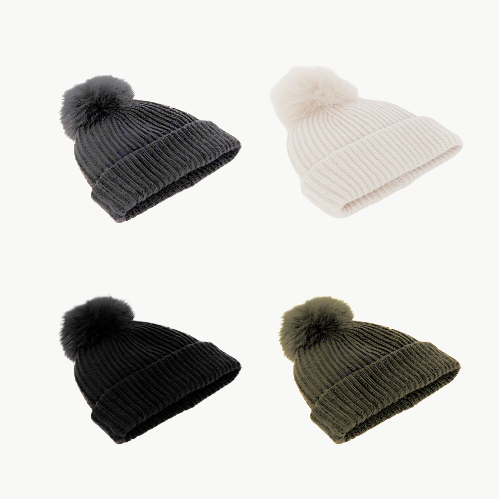 Yves Salomon Pompom Hat