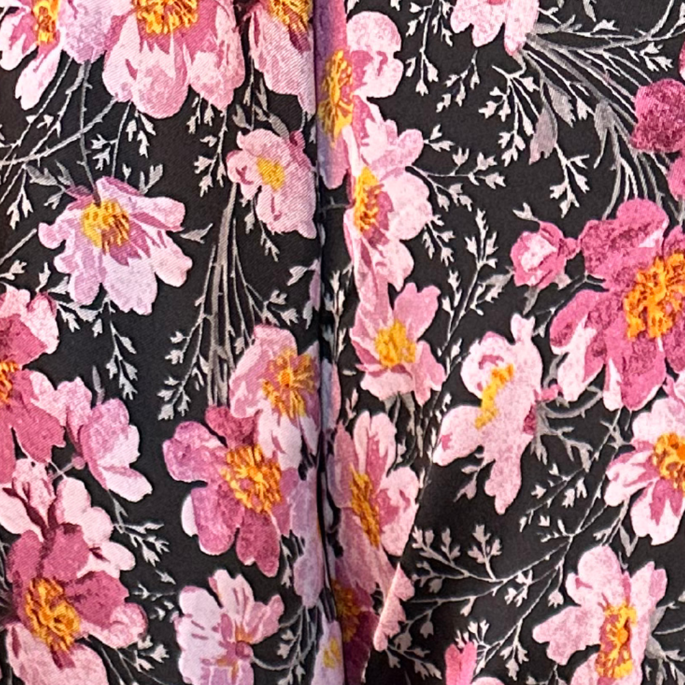 Cinq à Sept Brenton Cosmo Dress - Black/Mauve