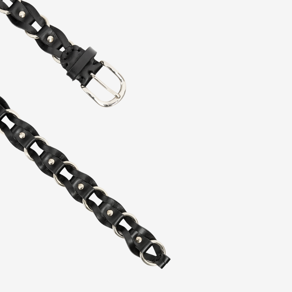 Isabel Marant Bali Belt - Black/Silver