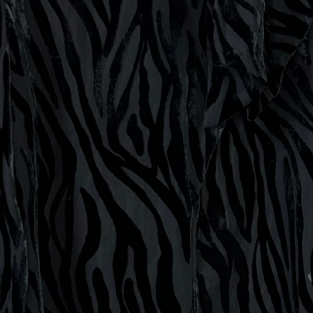 Isabel Marant Cyane Dress - Black Zebra Devorè