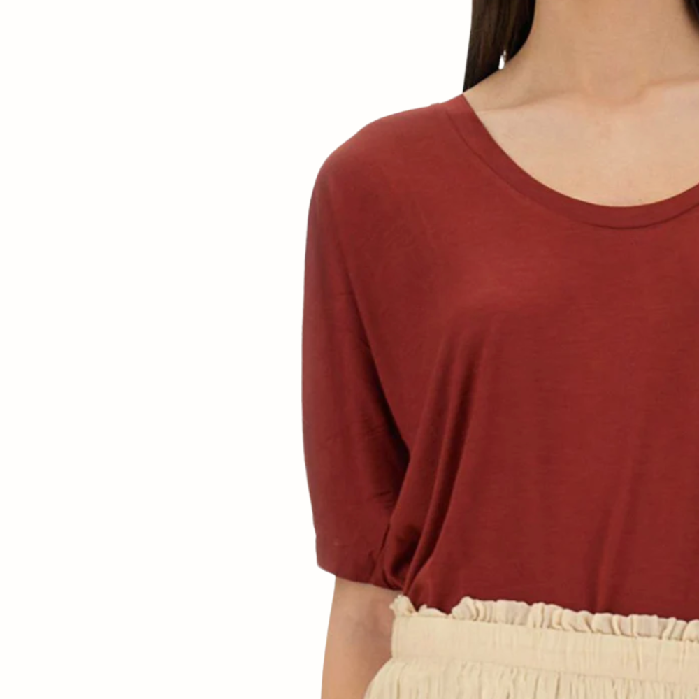 Isabel Marant Emmanuela Top - Dark Rust