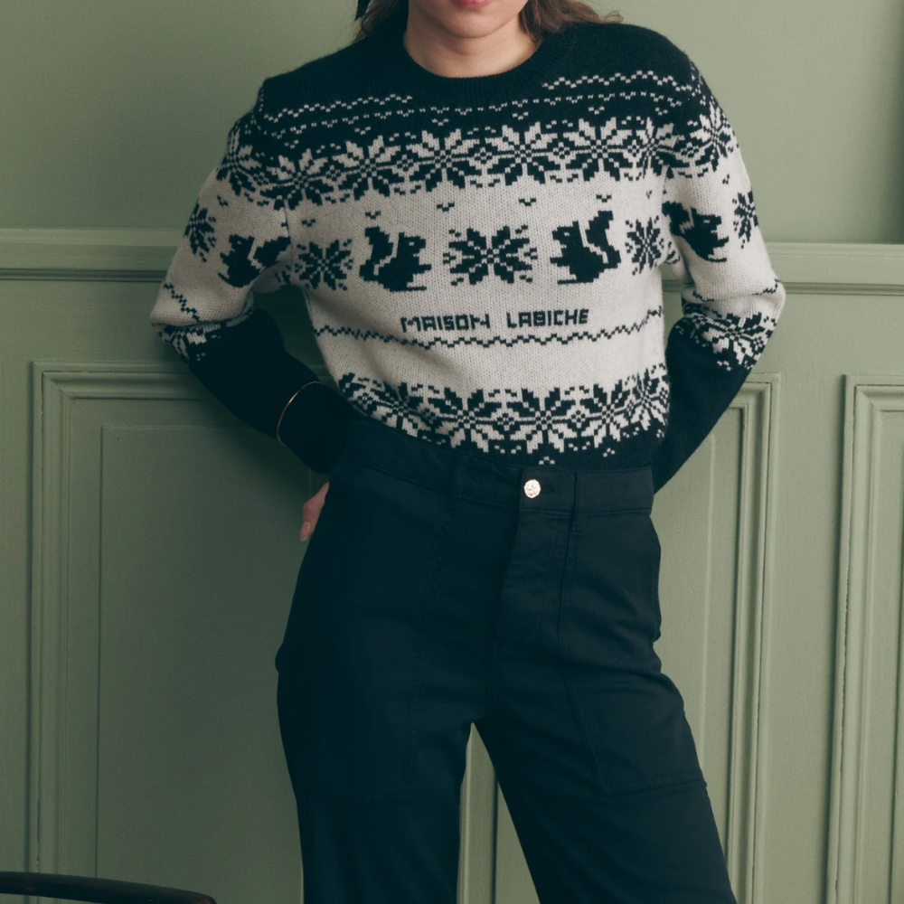 Maison Labiche Chevreuil Trousers - Twill Black