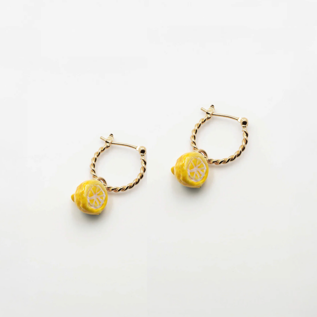 Nach Lemon Mini Earrings
