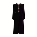 Saloni Camille Bows Dress - Valentine Lip