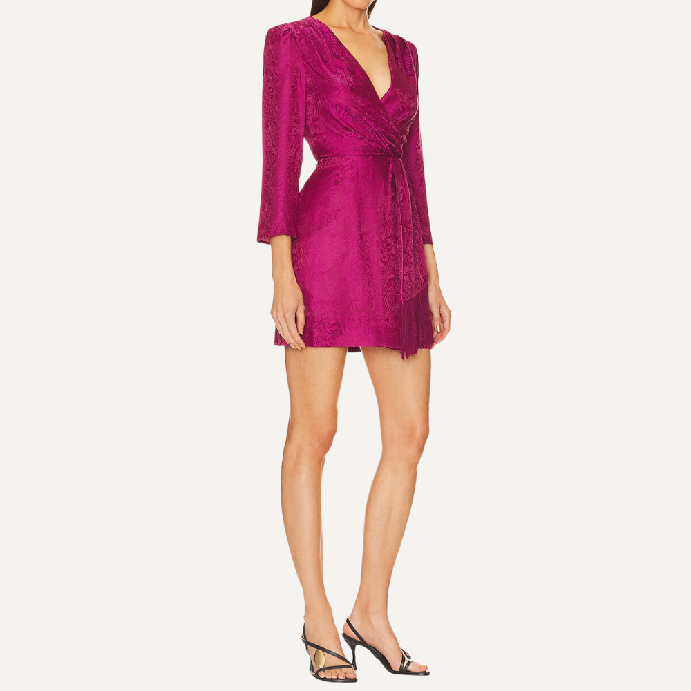 Saloni Tia Dress -  Berry Wine