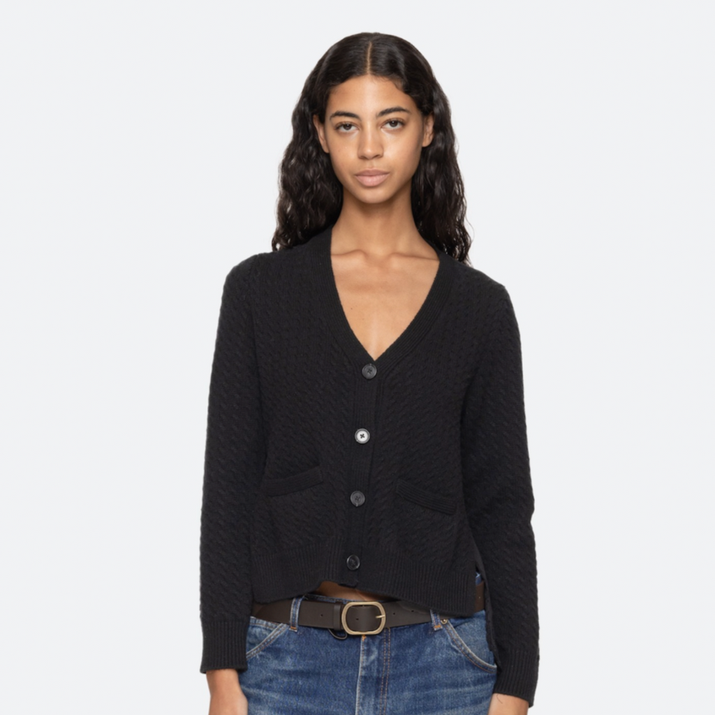 Sea NY Shanna Cardigan - Black Lace