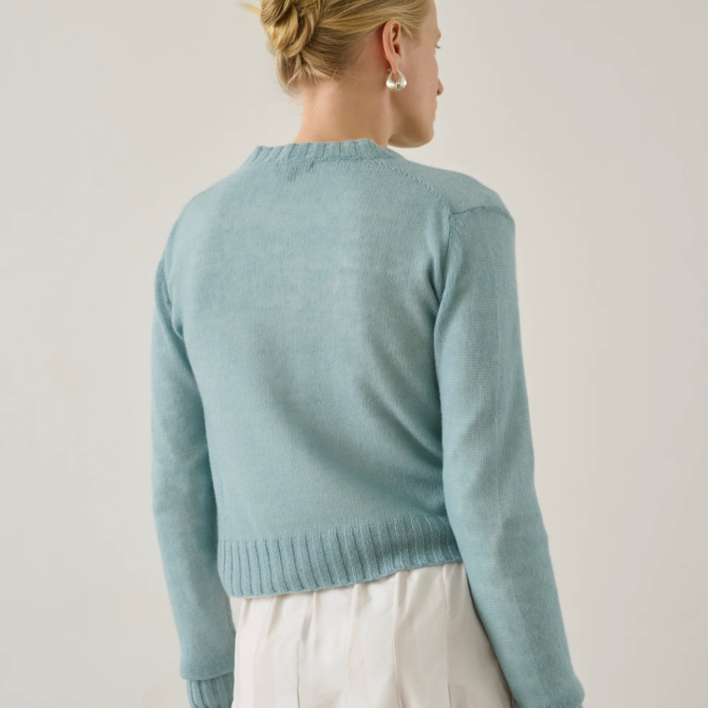 Soeur Griffith Cardigan - Bleu Celadon