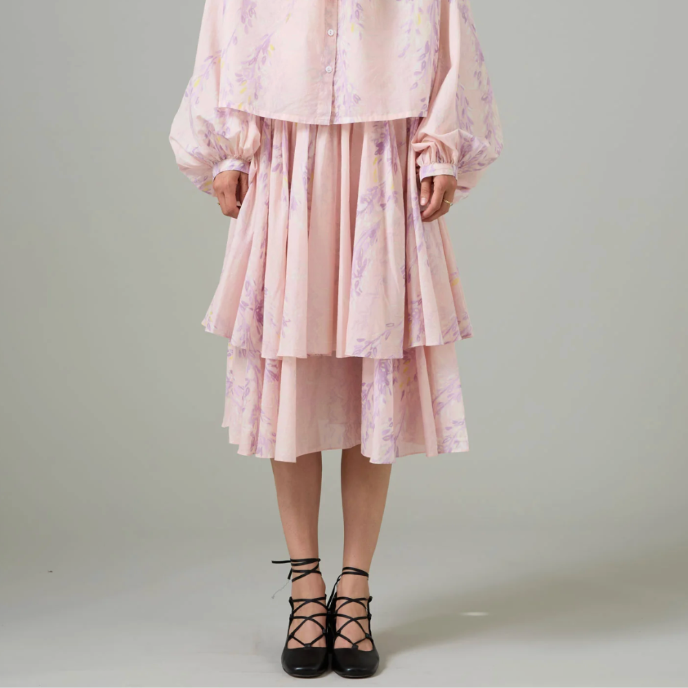 Thierry Colson Constance Skirt - Pink Wisteria