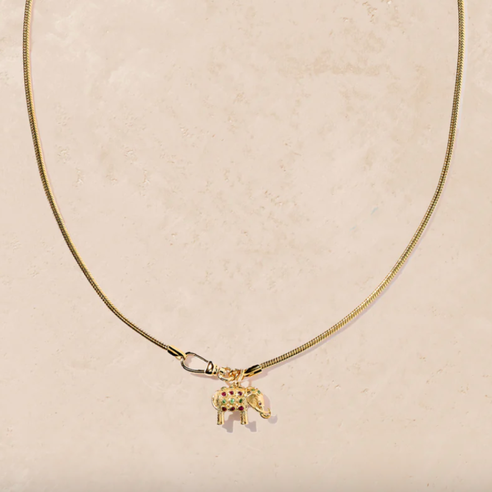 Tityaravy Gaja Chain Necklace - Gold