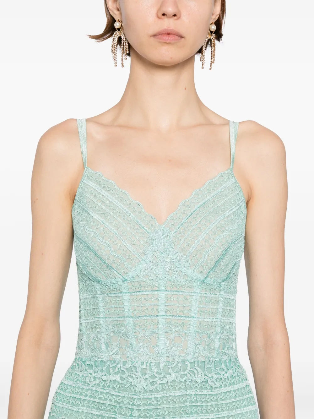 Lace long dress