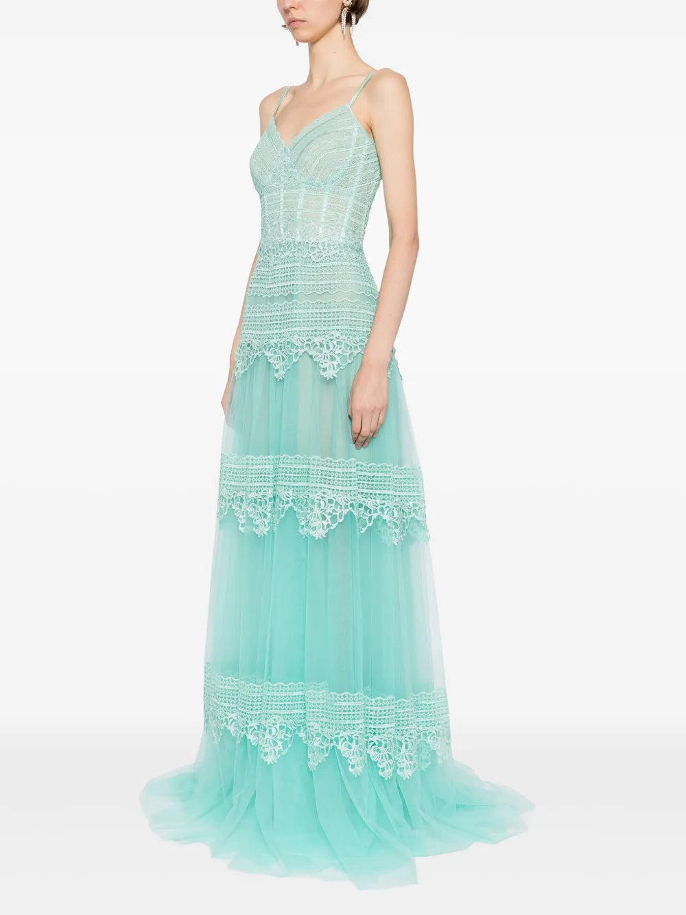 Lace long dress