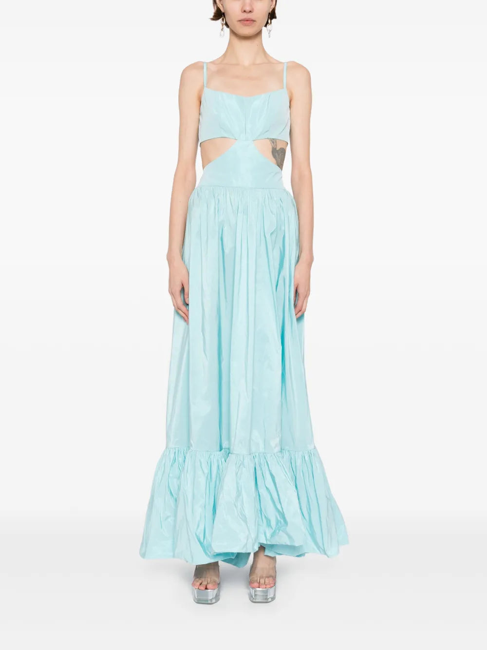 TAFFETA MIDI DRESS