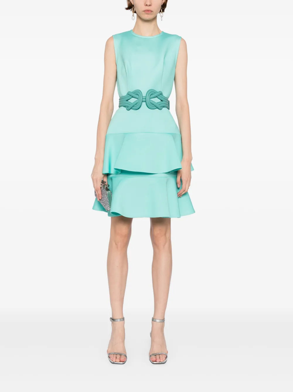 MIDI RUFFLED DRESS
