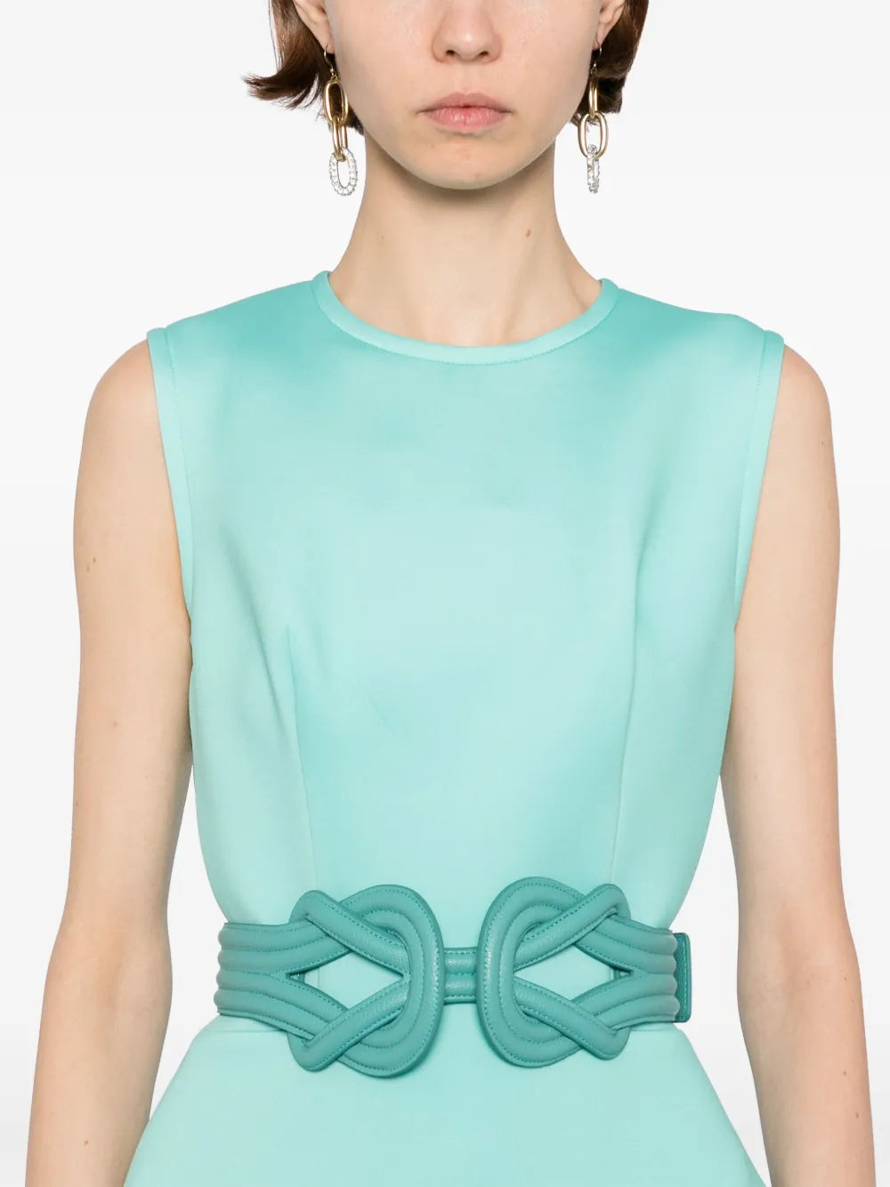 MIDI RUFFLED DRESS