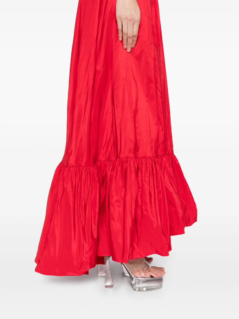TAFFETA MIDI DRESS