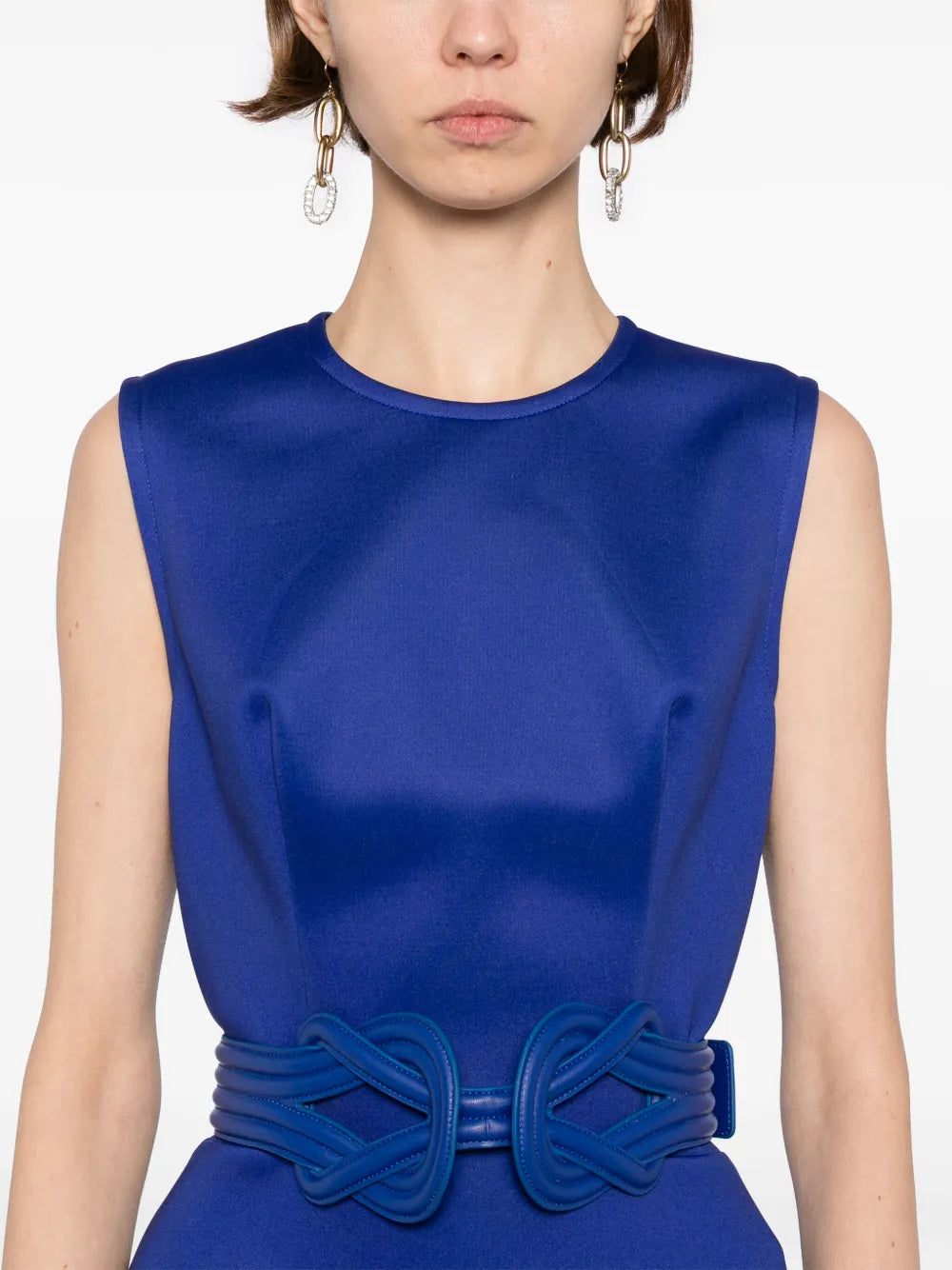 MIDI RUFFLED DRESS