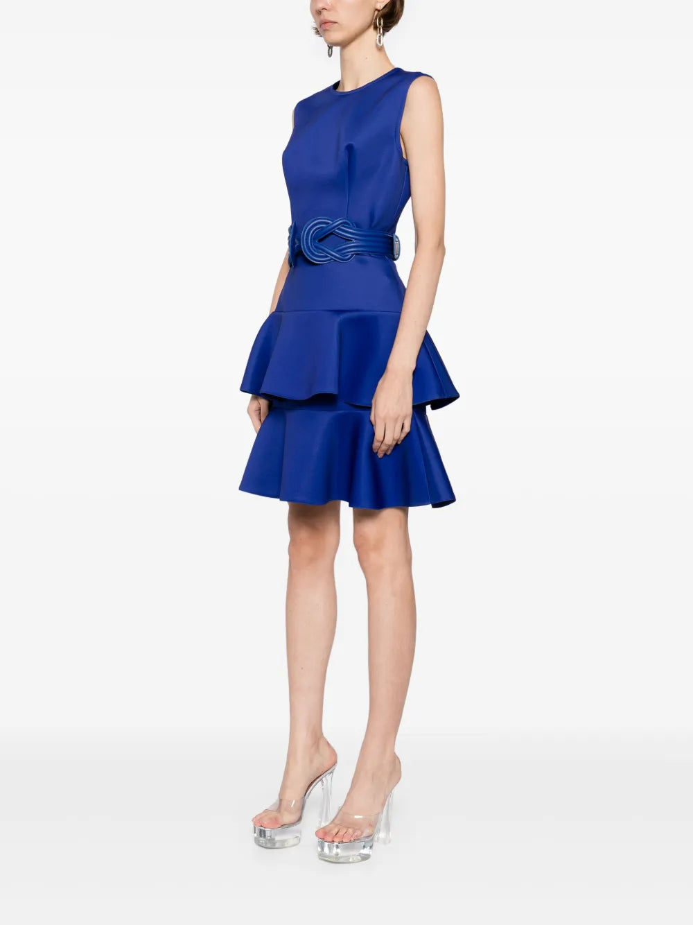 MIDI RUFFLED DRESS